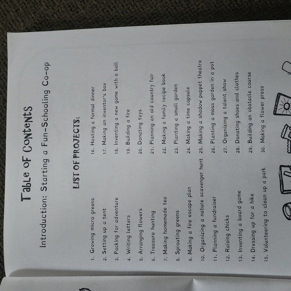 THINKING TREE 30 creative fun-schooling projects homeschool co-op handbook 169pg - Picture 2 of 3